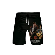 Шон Мендес Объёмный рисунок(3D-принт) пляжные модные базовые крутые kpop уличная летняя Повседневное Moletom Infantil Menino человек Hipster