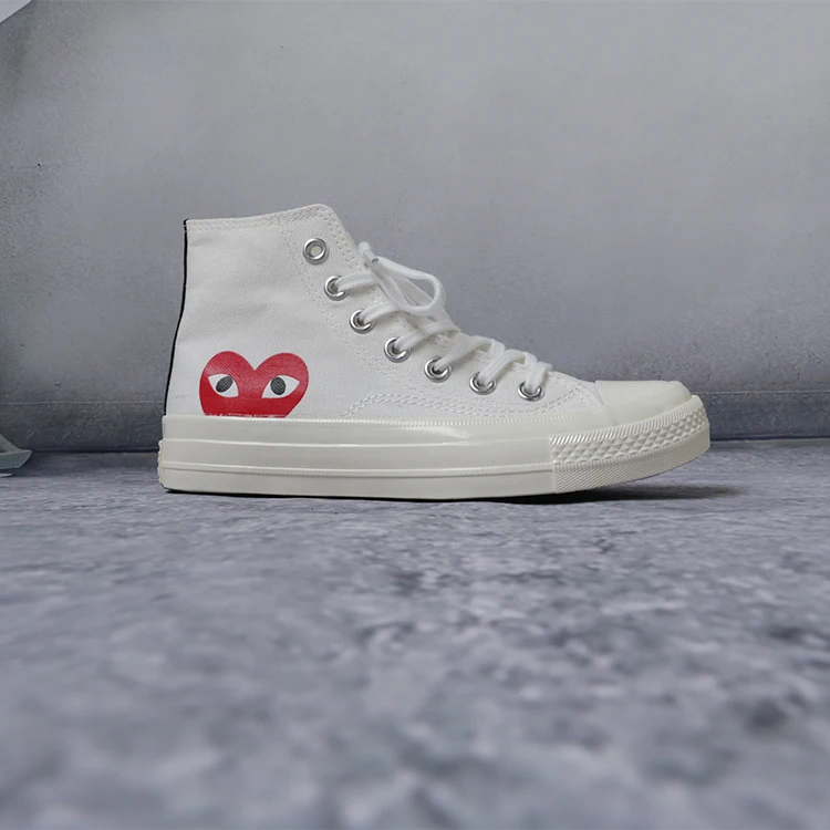 Mvp Мальчик Звезда игра CDG x 1970s повседневная обувь для отдыха на высоком/низком каблуке унисекс высокое качество холст обувь для скейтбординга zapatillas sapatillas - Цвет: 4