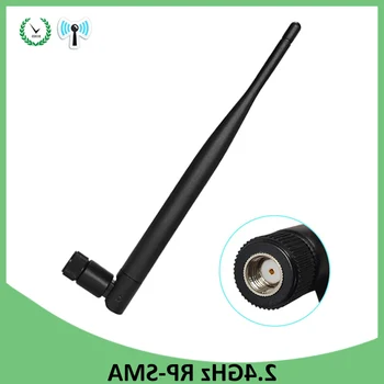 

2.4 GHz WiFi Antenna 5dBi Aerial RP-SMA Male Connector 2.4ghz antena wi fi antenne For PCI Card USB Wireless Router Wifi Booster
