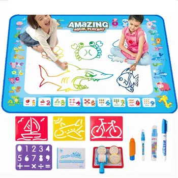 

80x100cm Water Painting Doodle Mat Writing Graffiti Cloth Water Blanket Canvas for Kids to Write Draw Doodle