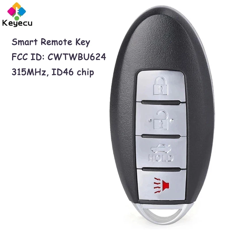 

Ключ дистанционного управления для автомобиля, 4 кнопки, для Nissan Armada 2008, 2009, 2010, 2011, 2012, 2013, 2014, 2015