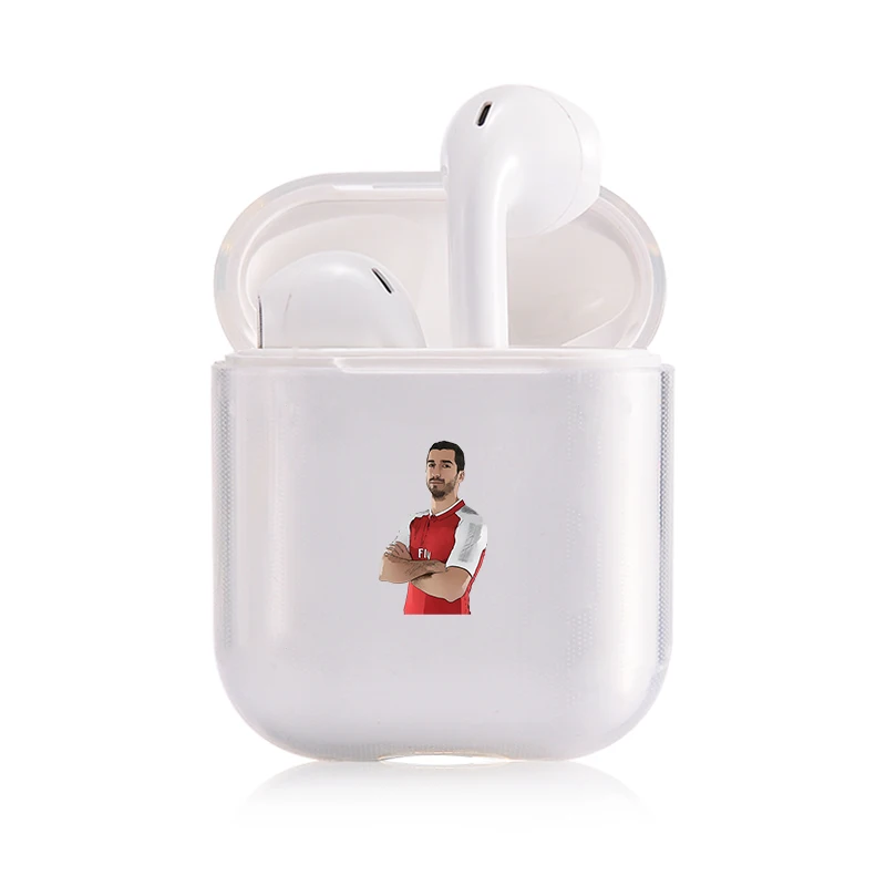 Знаменитый бренд баскетбольных Athlete наушники чехол для Apple airpods чехол игрок NBA Bluetooth Pop Air стручки чехол прозрачный жесткий чехол из пластика с изображением крышка - Цвет: I200242