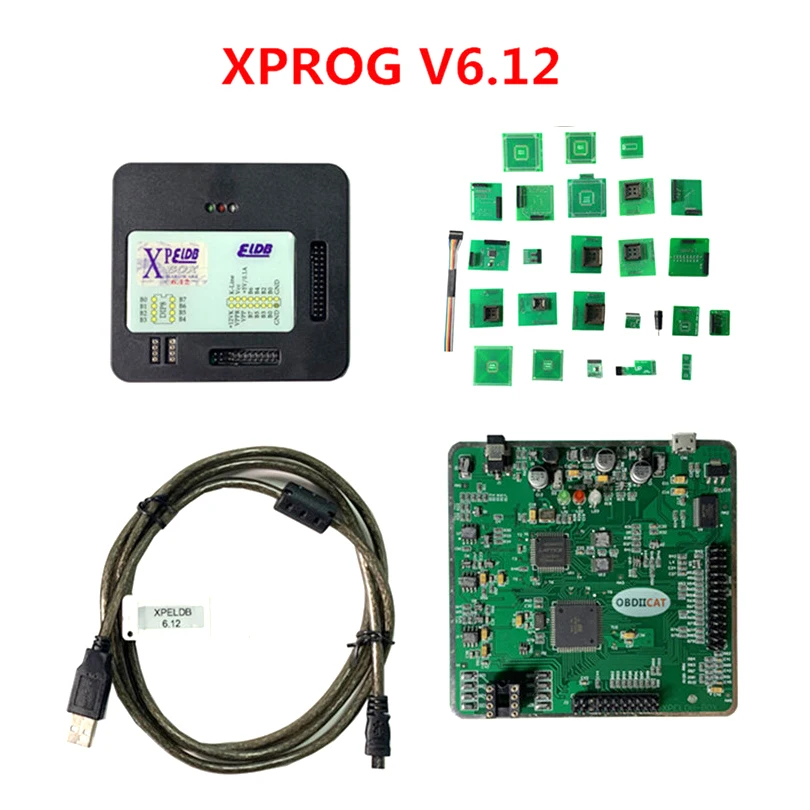 XPROG V6.12 X-PROG коробка Xprog ECU программист инструмент XProg ELDB V6.12 XPROG 6,12 XPROG M V6.12