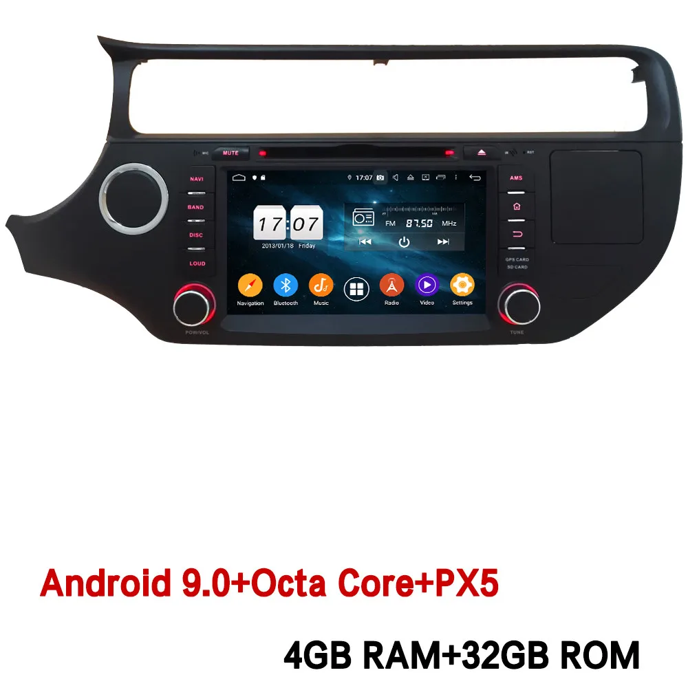 4GB RAM x 32GB ROM Klyde ips 4G wifi Android 9,0 Восьмиядерный 4 Гб ОЗУ 64 Гб ПЗУ DSP BT автомобильный DVD мультимедийный плеер Радио стерео для Kia Rio K3 - Цвет: 4GB RAM x 32GB ROM