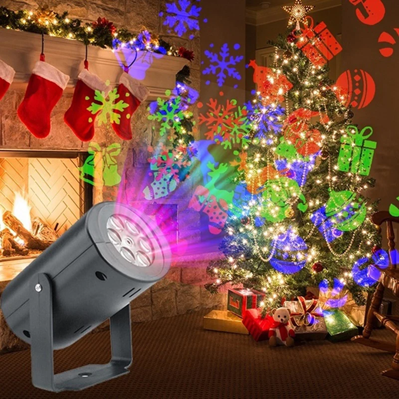 2022 Christmas Decor Led Projector Light 12 Patterns Disco Stage Light Laser Snowflake Santa Claus Projection Indoor Waterproof|Stage Lighting Effect| - Aliexpress