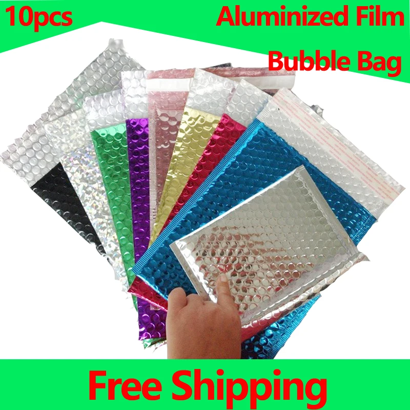 Bubble Pack Bag Silver Aluminized Film Bubble Bag Bubble Envelope Bag