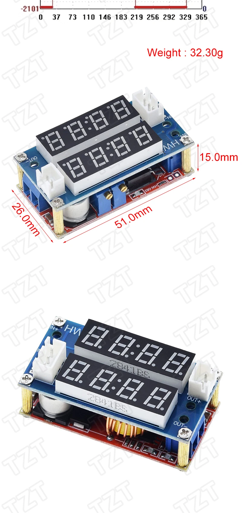 Original 5a DC zu DC CC CV Lithium Batterie Step Down Lade karte LED Stromrichter Lithium Ladegerät Step Down Modul xl4015 – Detail 16