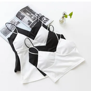 

Sexy Women Sexy Bralette Bra Strap Silk Smooth Plunge Sleeping Push Up Bras Sexy Lingerie Top Wireless 1pcs Arrival New Vcqy