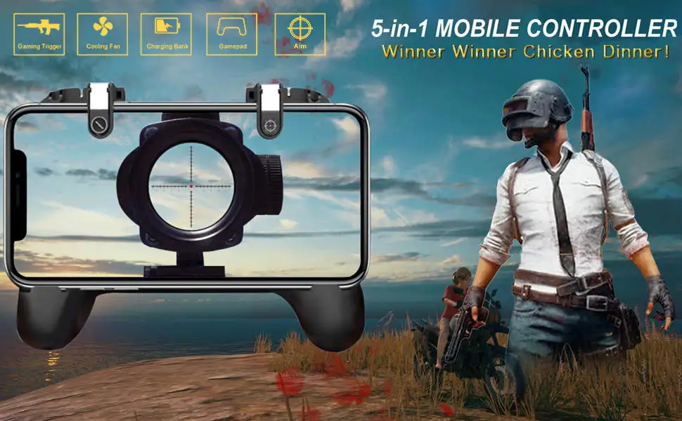 Мобильная игра PUBG контроллер геймпад портативный охлаждающий вентилятор игровой триггер для мобильных телефонов для PUBG/Fortnite игровая ручка и игровой джойстик