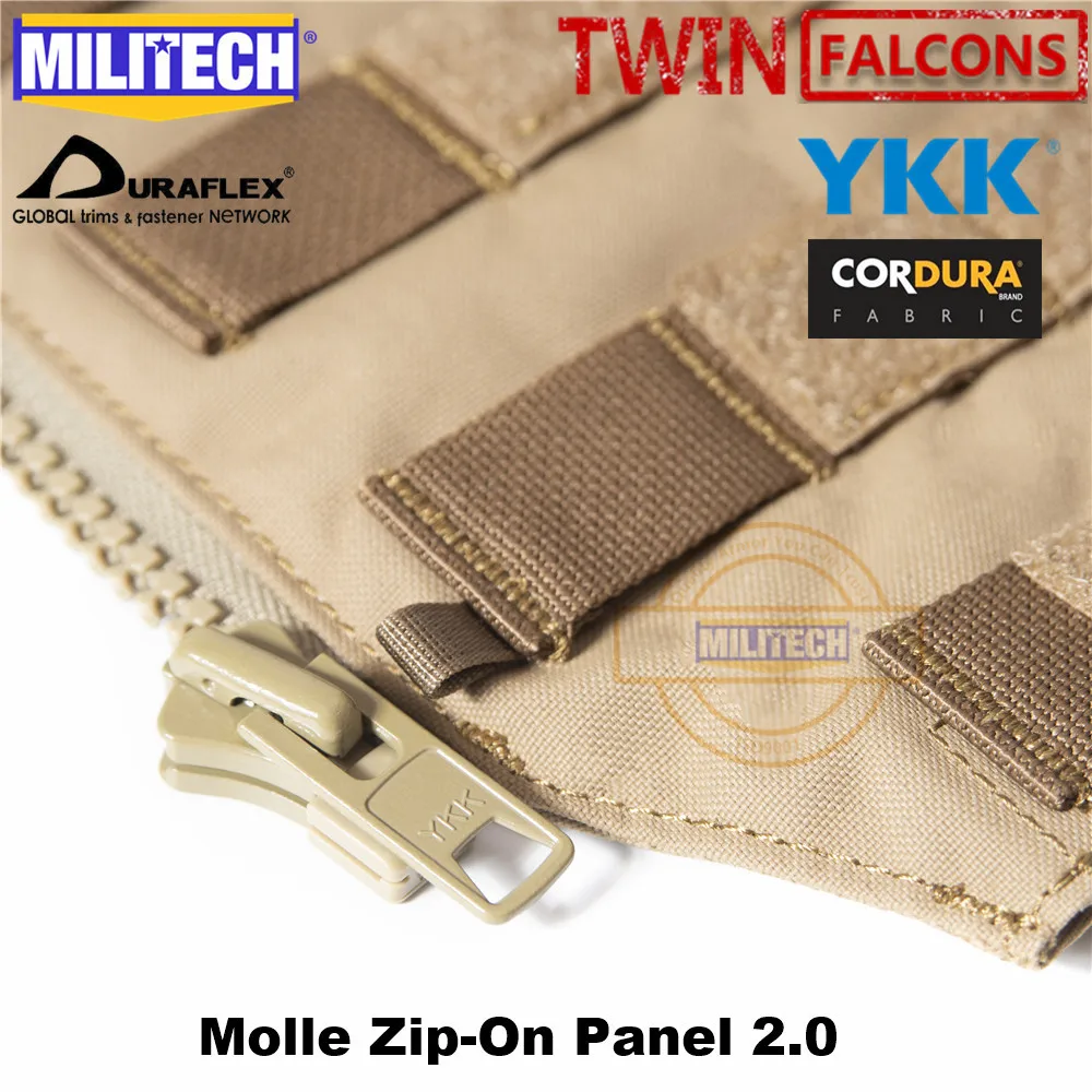 MILITECH Crye CP 2,0 Молл панель платформа для JPC CPC AVS Военная молния пакет TWINFALCONS TW 500D Delustered Cordura