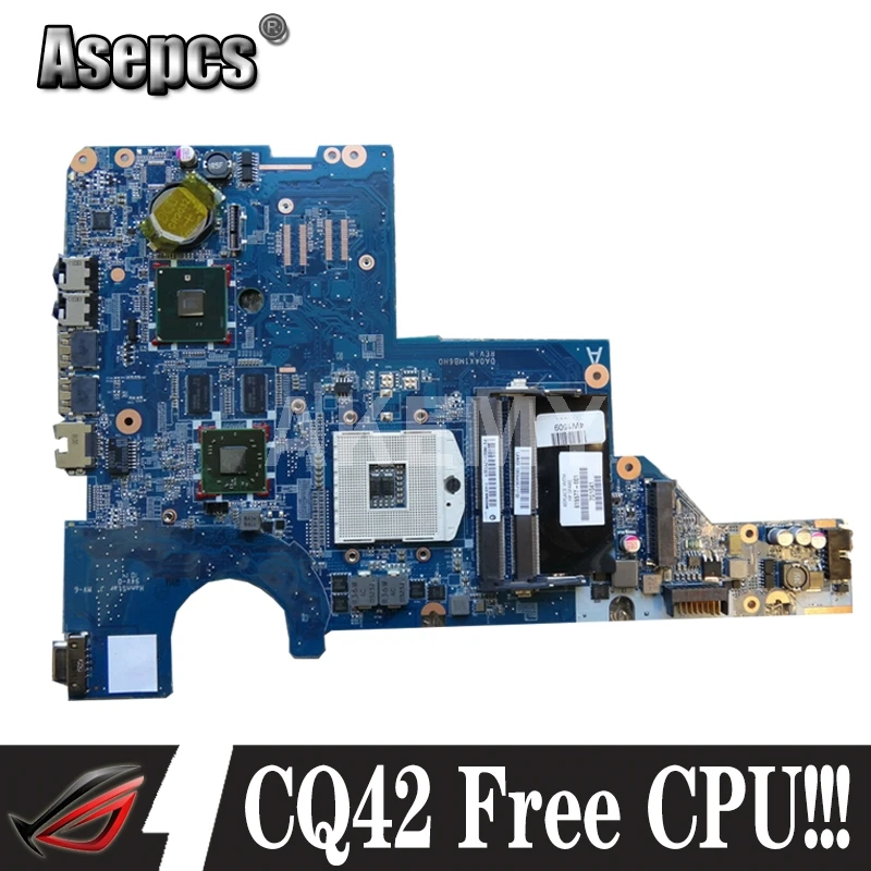 Mainboard Akemy 595183-001 для For HP CQ42 G42 G62 CQ62 материнская плата ноутбука DAOAX1MB6F0 DA0AX1MB6H0 100%
