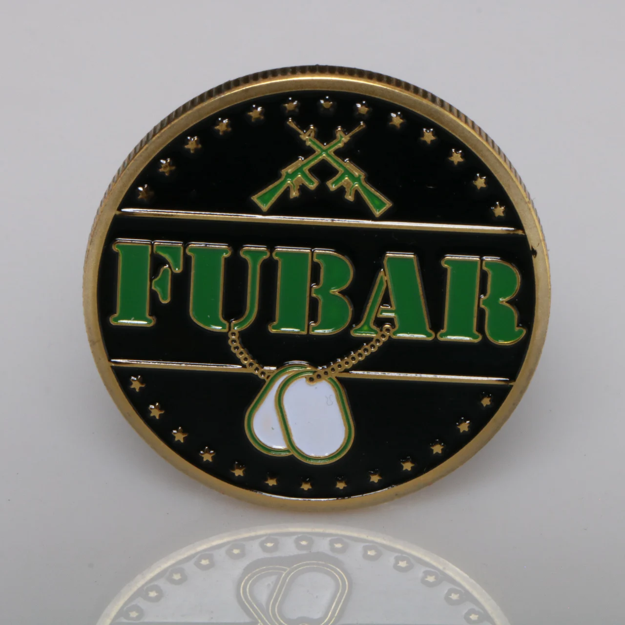 US Army Comrade Sniper FUBAR SANFU Gold Colorful Commemorative Coins Military Fan Souvenir Gifts | Дом и сад
