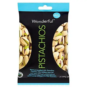 

Wonderful XXL Pistachios - Roasted & Unsalted (115g) - Pack of 6