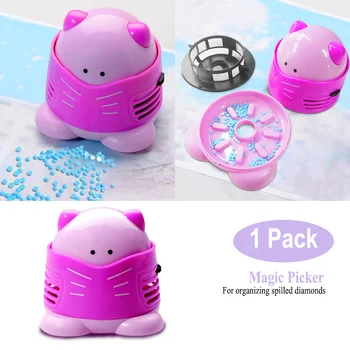 

Diamond Painting Tools Drills Quicker Picker Organizer for Spilled Diamonds Painting Accessories Kits Christmas Gift