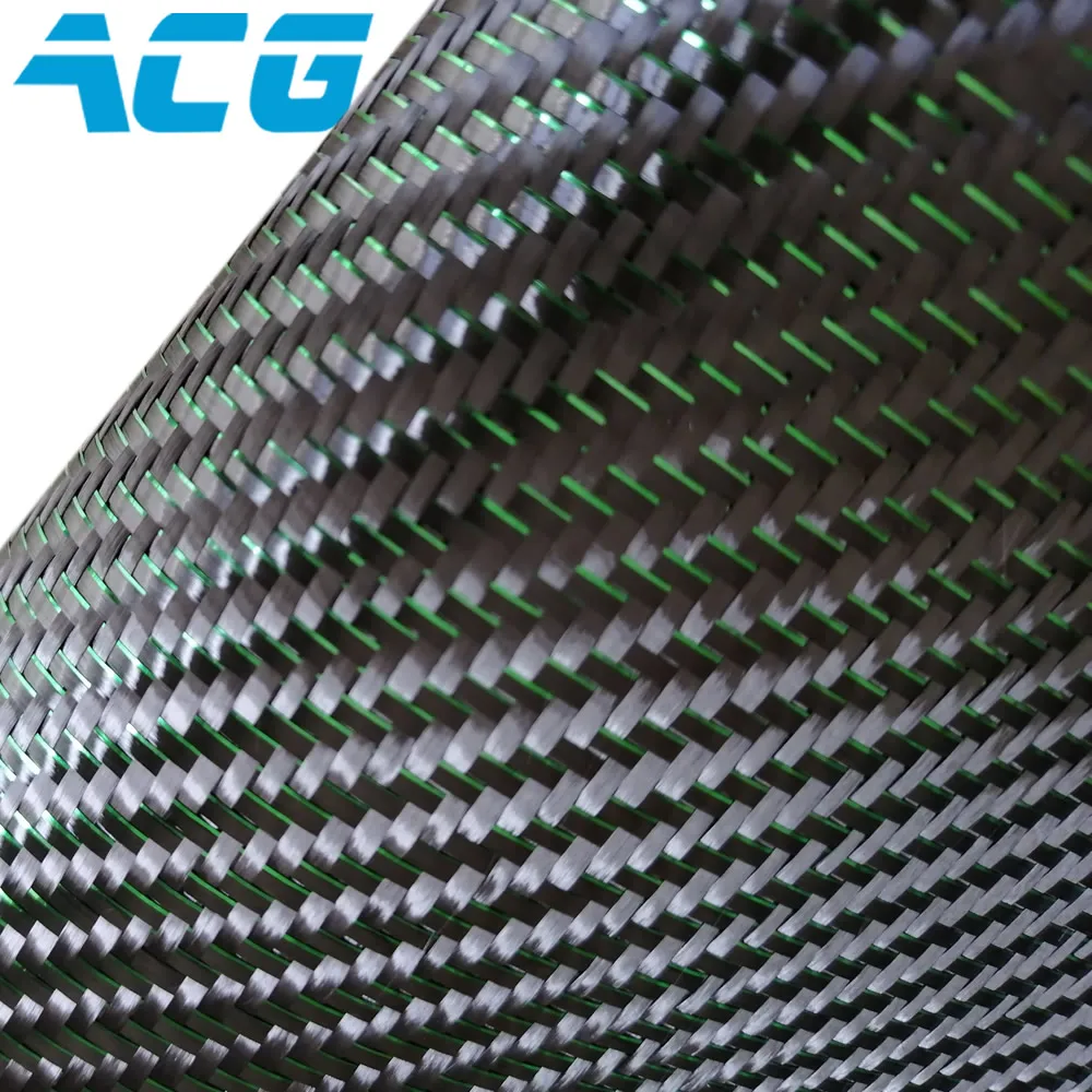 Металлическая углеродная зеленая Светоотражающая ткань из углеродного волокна |