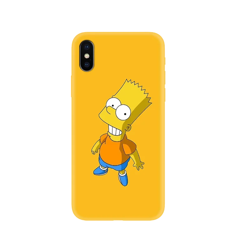 Чехол для телефона Homer J. Simpson для iPhone 11 11pro 6 6s 7 8 PLUS X XR XS MAX Модный мультяшный силиконовый чехол для телефона s Чехол Милый Забавный - Цвет: Y-0215