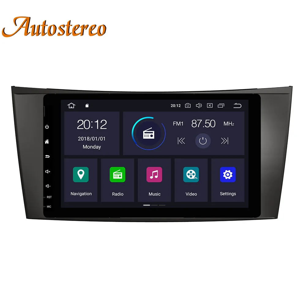 Perfect DSP Android 9.0 Car NO DVD Player GPS navigation For Benz CLS W219/E W219/W463 2002-2009 auto radio head unit multimedia player 3