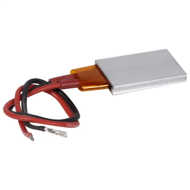 Thermostatic Heating Plate 2-28W AC/DC 12V Heater PTC Thermostatic Heating Plate Aluminum Shell Ceramic Sheet Heating Tools For Hair Curler Home Appliance