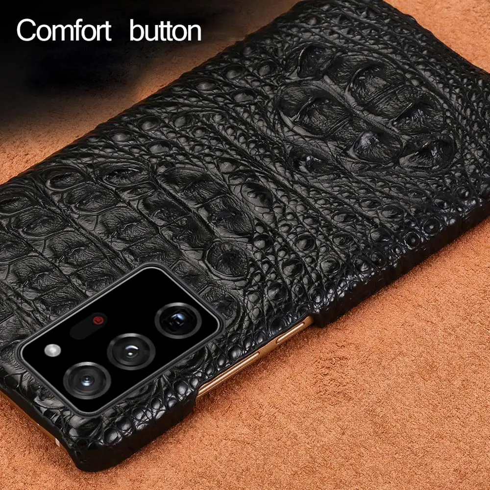 LANGSIDI Original Crocodile skin case For samsung