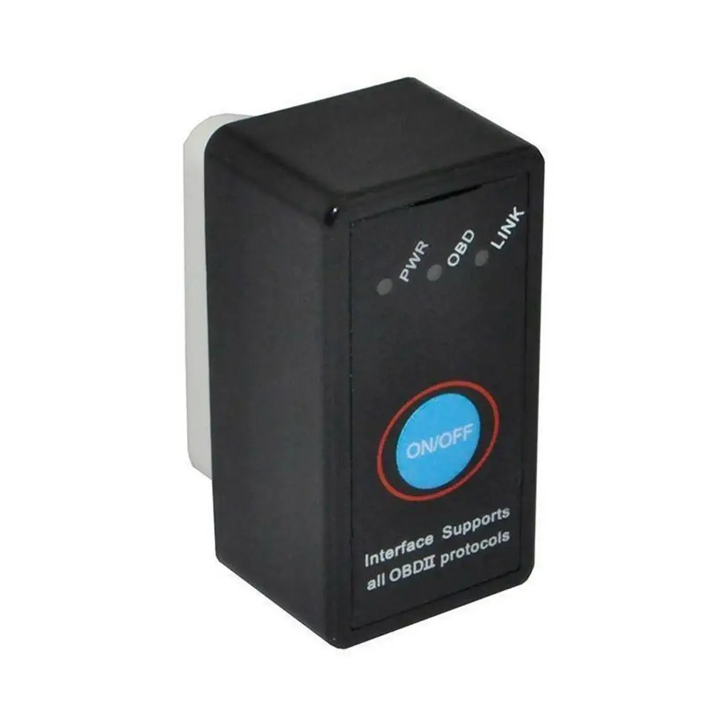 Супер Мини elm327 Bluetooth OBD2 V1.5 Elm 327 V 1,5 OBD 2 автоматический диагностический инструмент сканер Elm-327 OBDII адаптер автоматический диагностический инструмент