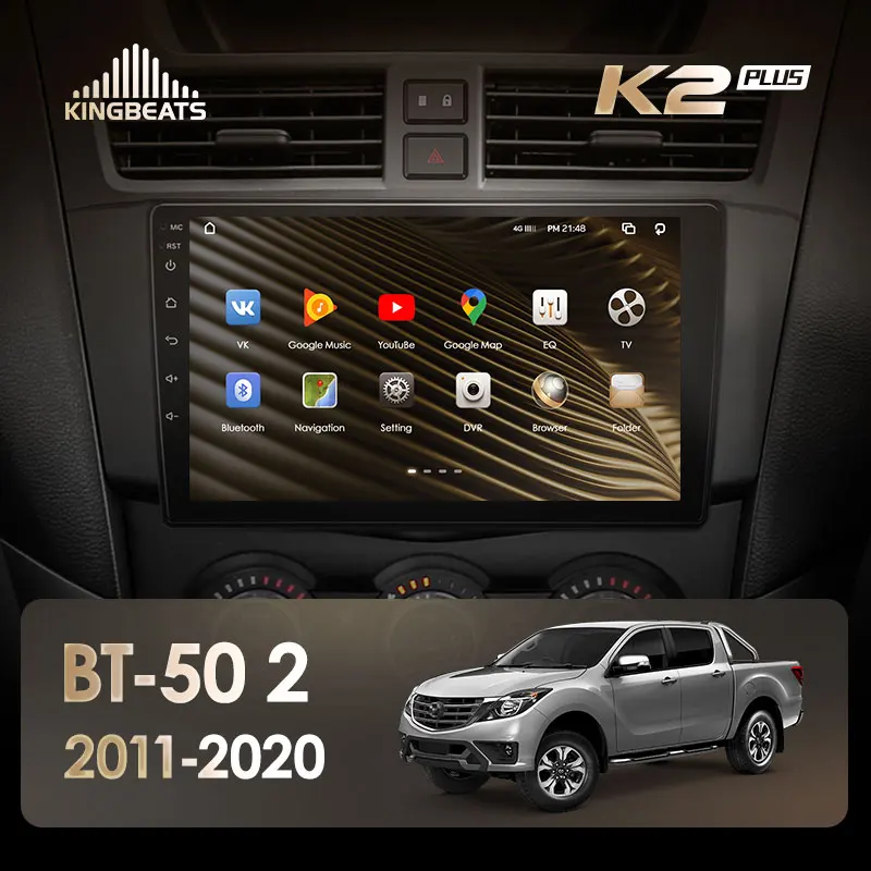 KingBeats штатное головное устройство For Mazda BT 50 BT50 2 2011 2020 GPS Android 10 автомагнитола на