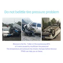 Автомобиль/авто беспроводной TPMS система контроля давления в шинах+ 4 датчика IP67 комплект