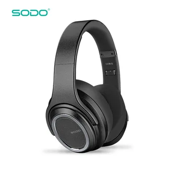 

SODO MH11 Bluetooth Headphones Speakers 2 in 1 Foldable NFC HiFi Wireless Over Ear Headphones V5.0 with Mic Support TF Card FM