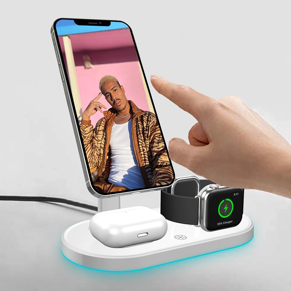 3 in 1 Fast Wireless Charger Station for iPhone 12