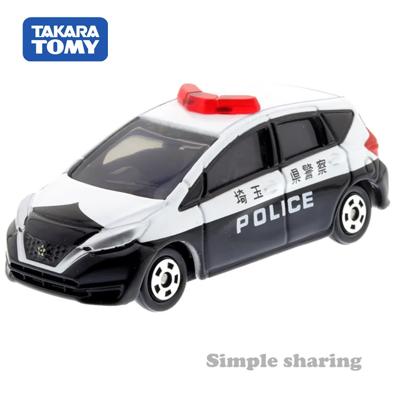 Takara Tomy Tomica No.21 Nissan Note Полицейская машина весы 1/63 Мини Популярные Детские игрушки