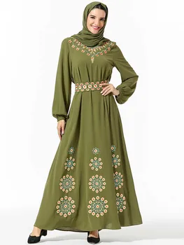 

2020 Hijab Khimar Long Dress For Muslim Women Dress For Dubai Women No Headscarf MC9358