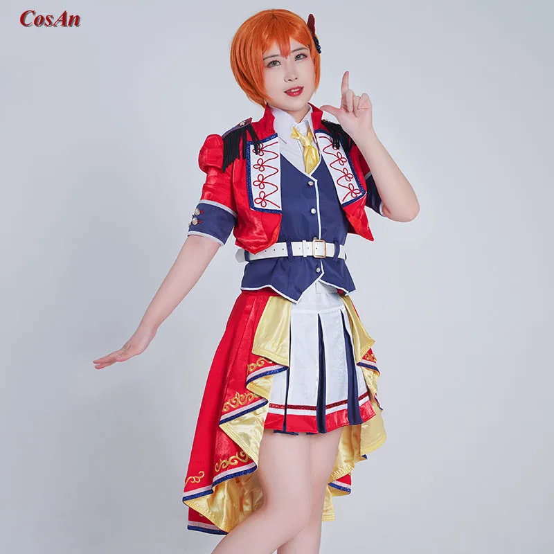 

Новый LoveLive Hoshizora Rin карнавальный костюм μ's 9th юбилей воскресения концертное платье для сцены вечерние Одежда для ролевых игр