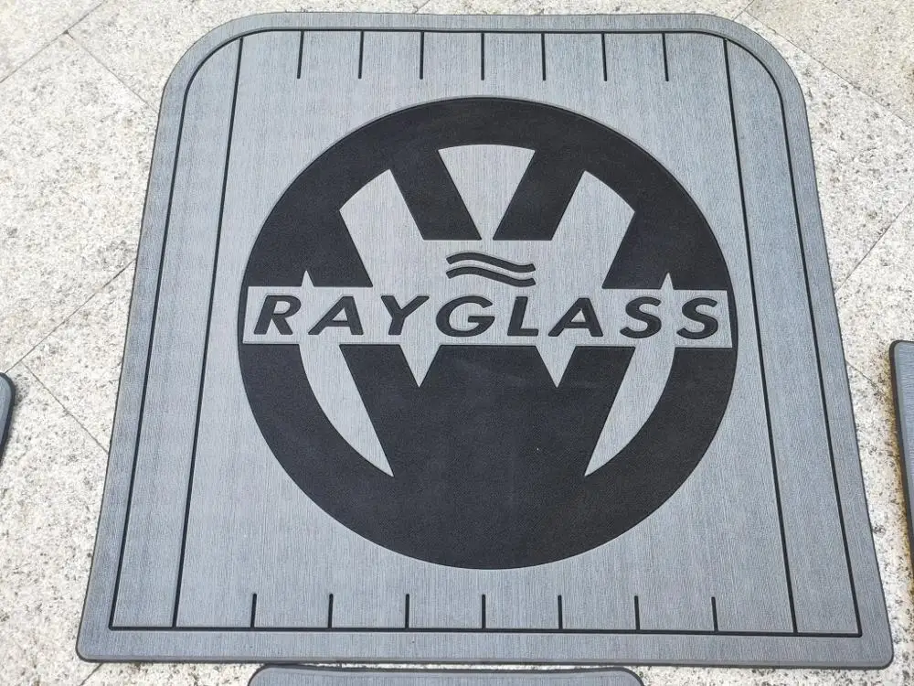 2002 Rayglass 730 Hardtop Плавающая Платформа& Cockpit EVA тик настил коврик
