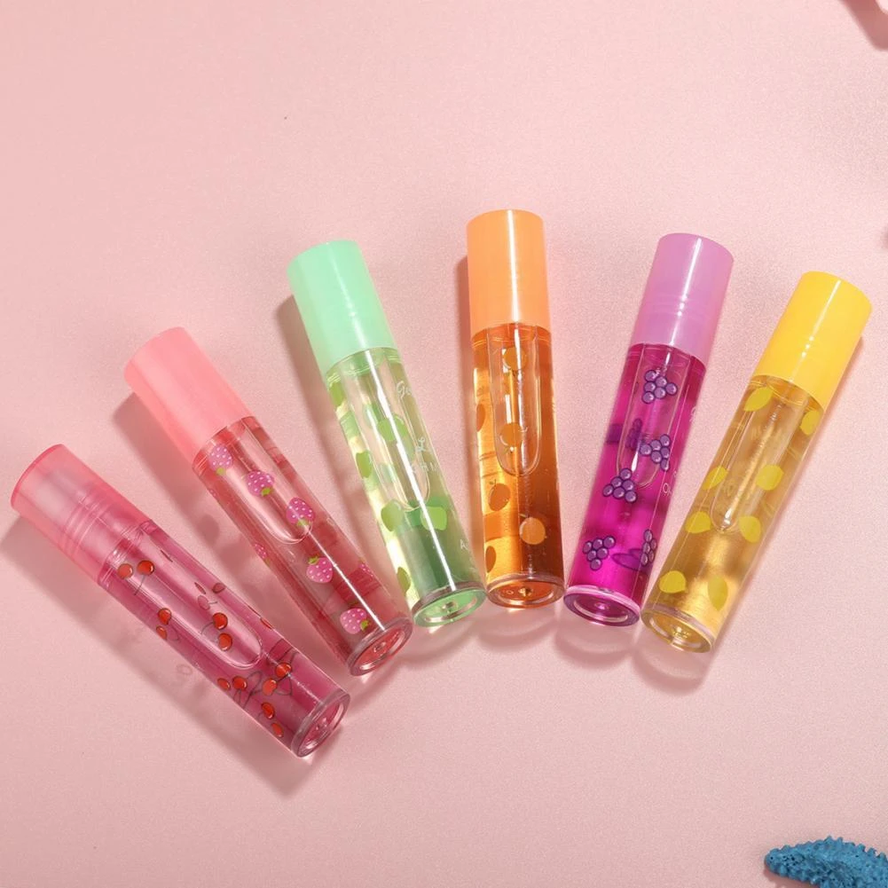 花保湿イチゴ無色リップグロス透明口紅メイク Aliexpress