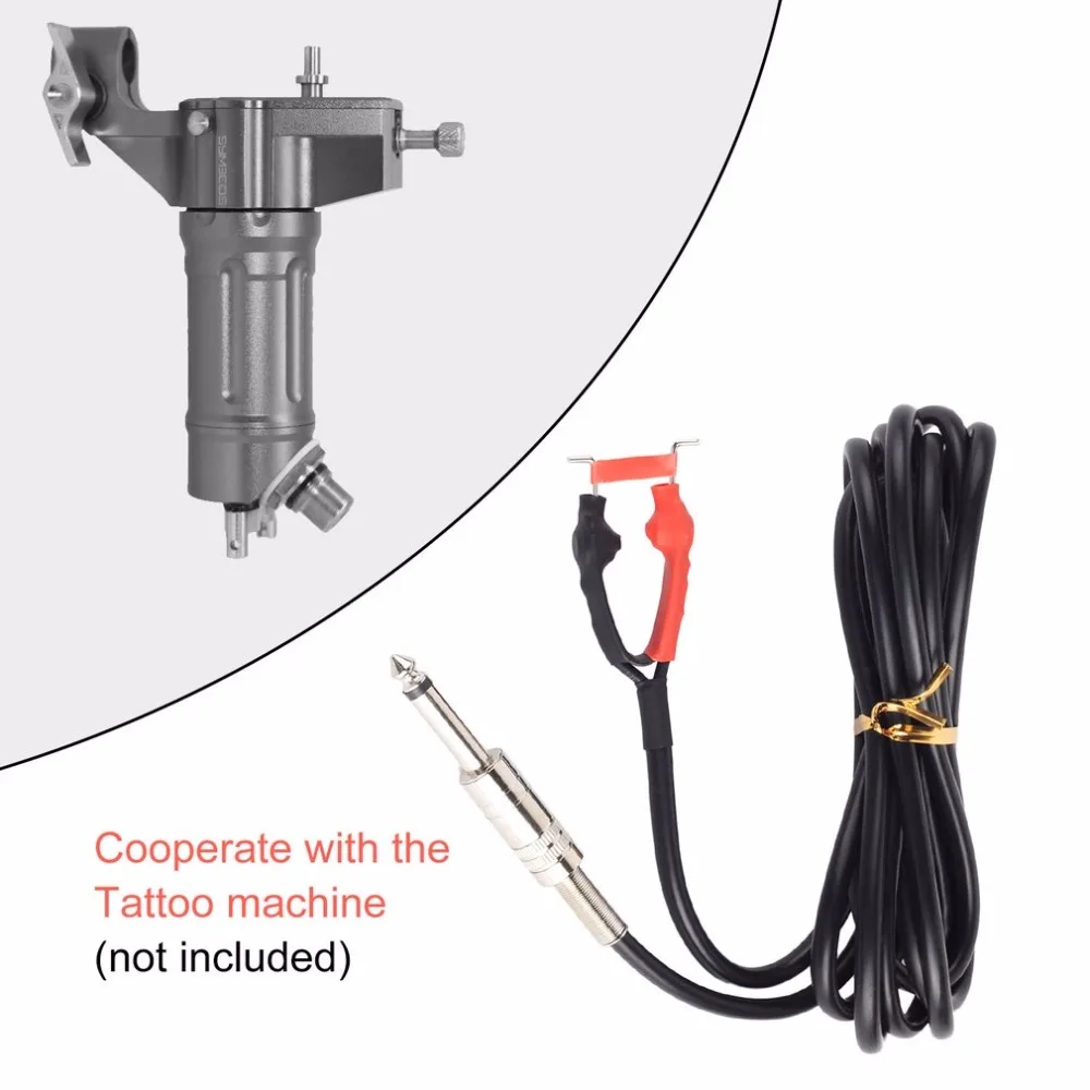 2019NEW Good Connection Silicone Tattoo Clip Cord For Tattoo Machine Gun Power Supply Accessory Wear-resistant Clip Cord 2.4m