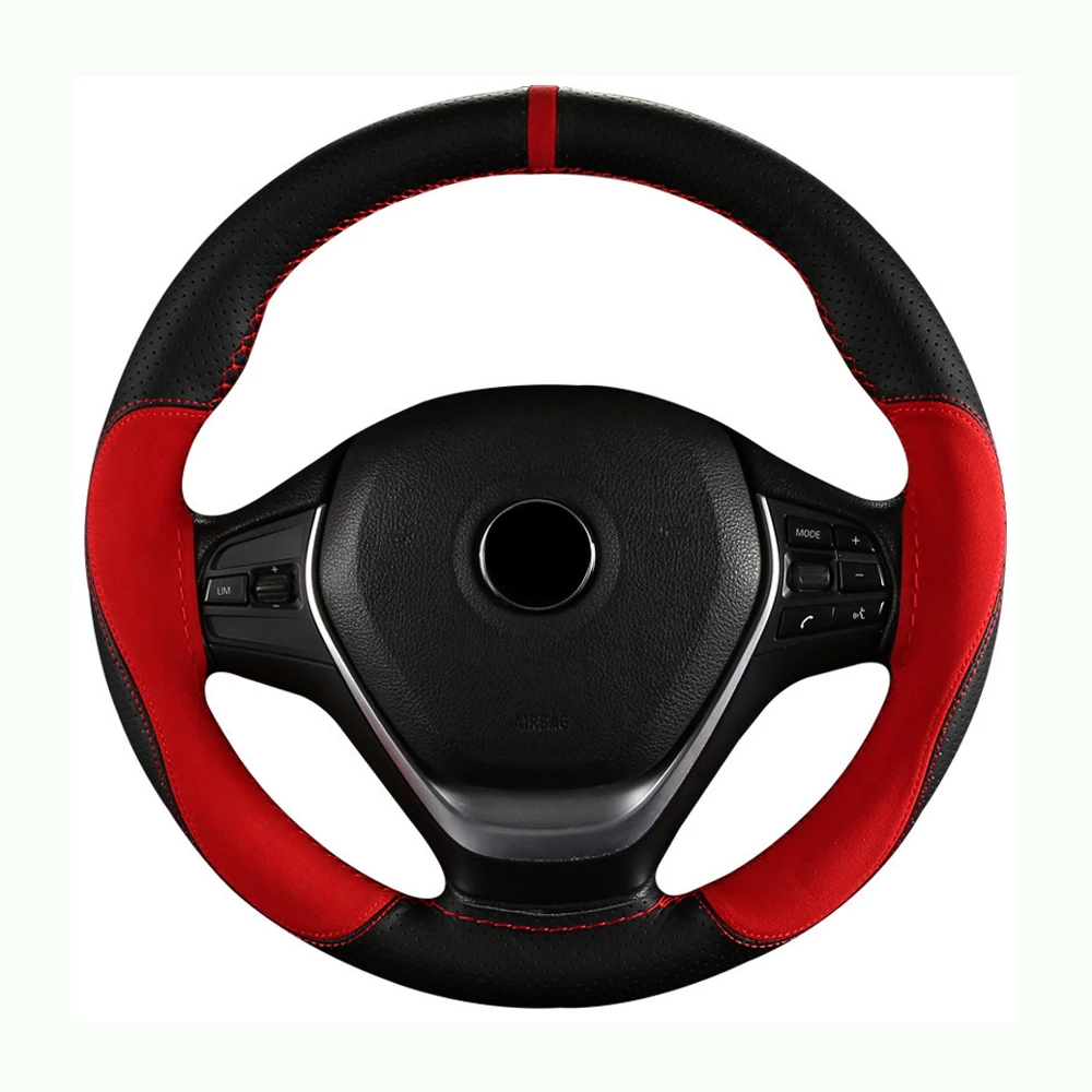 Аксессуары для интерьера DIY чехол на руль подходит VW Polo Golf Arteon Passat Santana T Roc Tiguan Touran
