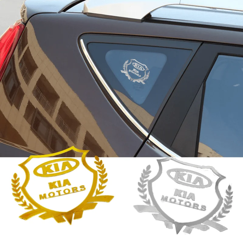 Пластик автомобильные наклейки самоклеющиеся Переводные на окно для KIA значок K3