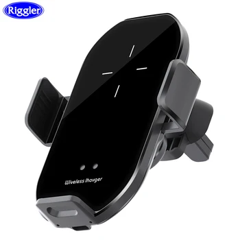 

Infrared Induct Wireless Car phone Charger Holder Qi 10W Fast Charge Mount foriphone11 pro 11 XS XR for Samsung S10 Note10