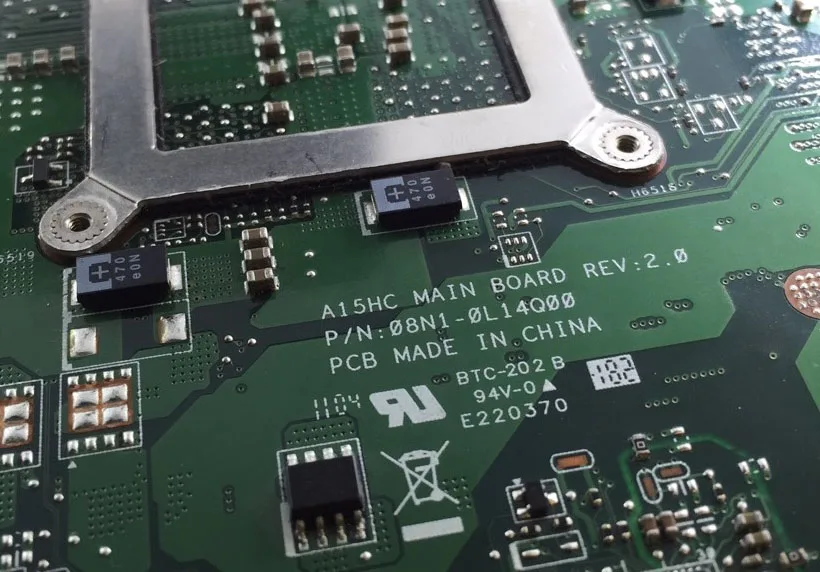 Материнская плата для msi A15HC материнская плата для ноутбуков pc материнская плата rev 2,0 P/N: 08N1-0L14Q00 hm65 DDR3 ТЕСТ ОК
