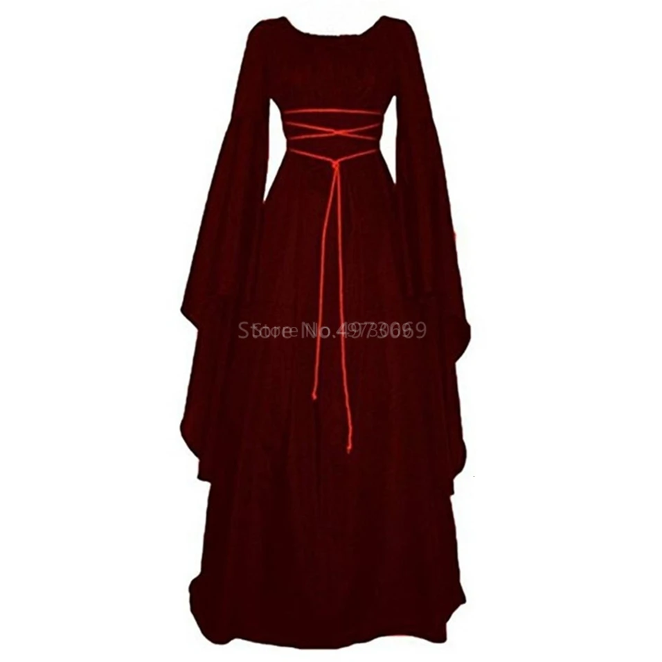 Средневековое платье ведьмы для женщин на Хэллоуин, карнавал, вечерние, косплей, одежда для сцены, костюмы вампира, невесты