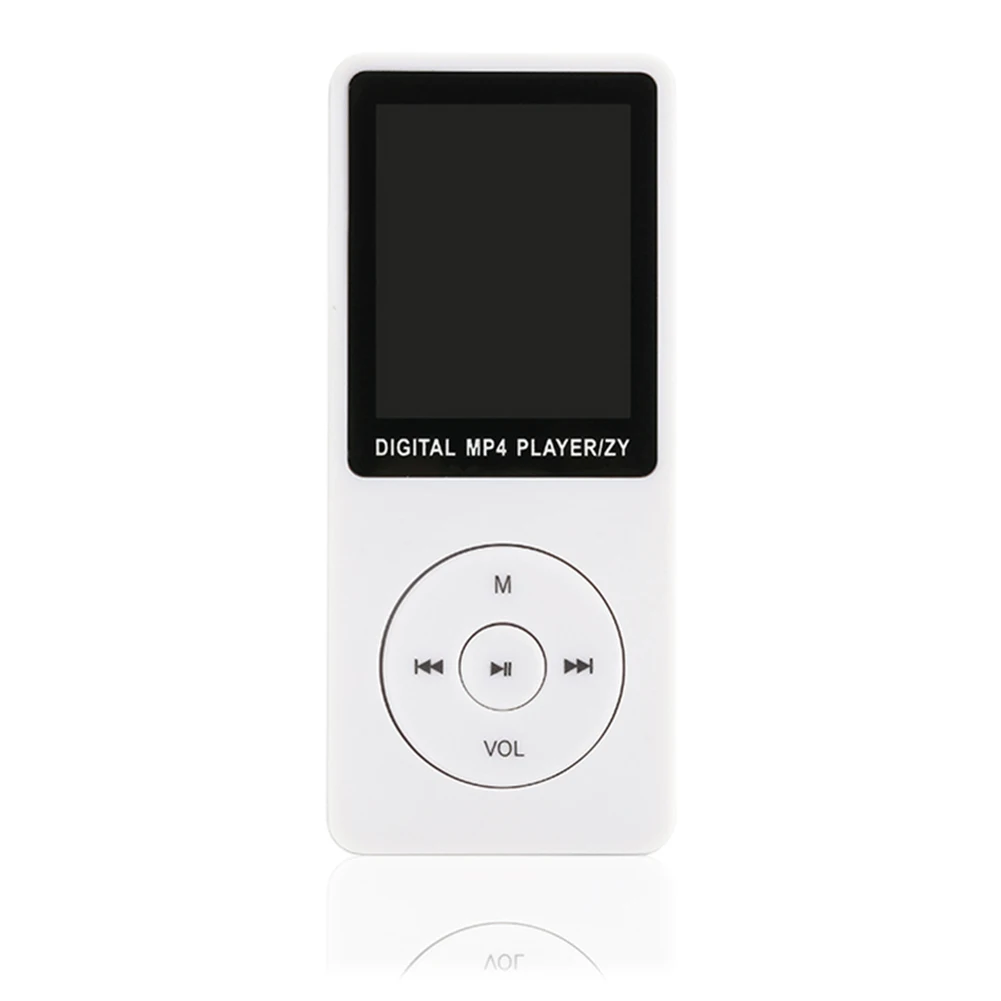 White MP3 MP4 без потерь 70 часов воспроизведения звука музыкальный плеер FM рекордер TF карта портативный ND998 - Цвет: White