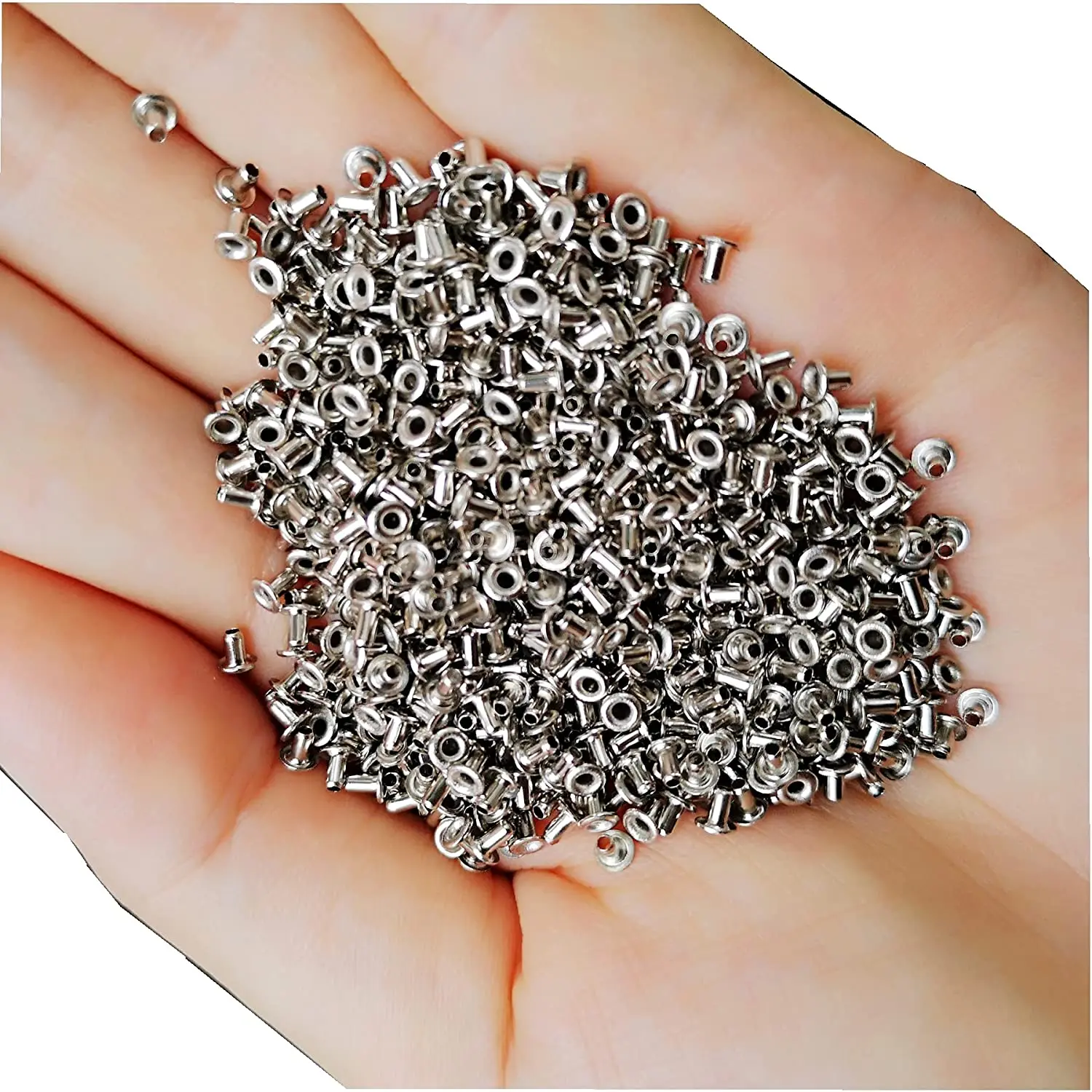 600pcs Small Solid Brass Eyelet Leather Craft Repair Grommet Round Eye Rings for Shoes Bag Clothing Leather Belt Hat