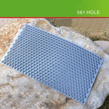 

561/353/434Holes Transparent Artificial PVC Seedling Throwing Tray Rice Paddy Seedling Tray DIY Supplies