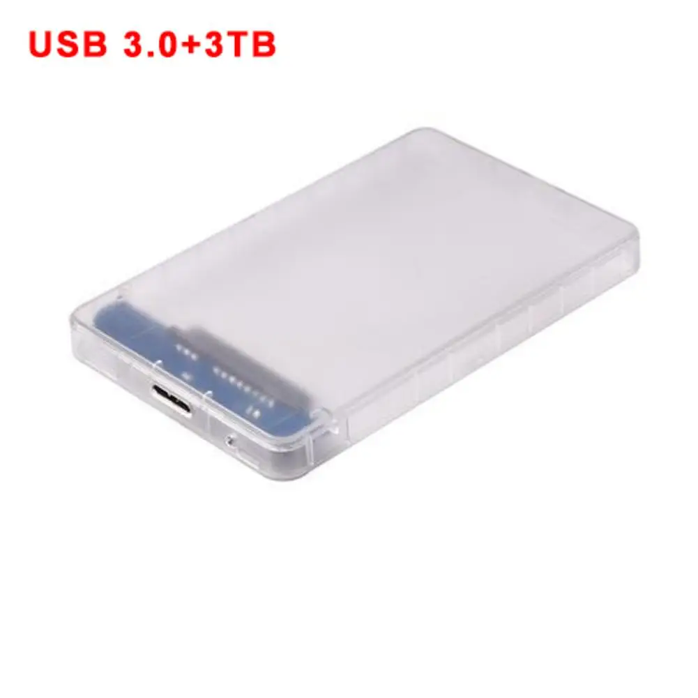 White USB 3.0 2,5 дюймовый жесткий диск чехол USB3.0 SATA3.0 внешний корпус для жесткого диска поддерживает 3 ТБ передачи протокола UASP - Цвет: White USB 3.0