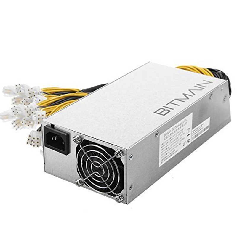 Оригинальный блок питания Bitmain Antminer PSU 1600 Вт APW3 + S9 L3 D3 12 В 133A MAX Baikal X3 X10 Биткоин для