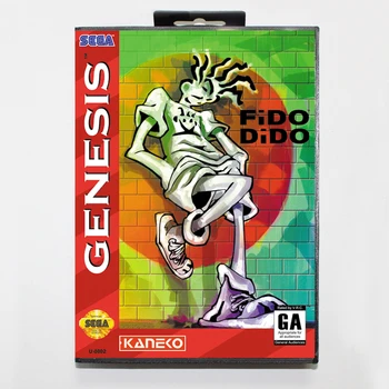 

Fido Dido 16bit MD Game Card For Sega Mega Drive/ Genesis with Retail Box