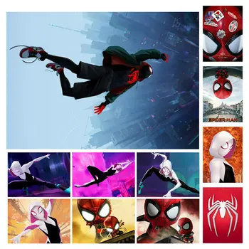 

Private Custom 250GSM Paper Card PostCard Spider Man Into the Spider-Verse Spiderman DIY Painted Gift Handmade Accessory SMT54