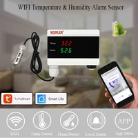 KONLEN Tuya WIFI Temperature Thermometer Humidity Hygrometer Detector Alarm Sensor Smart Life App Home Thermostat Controller - Image 3
