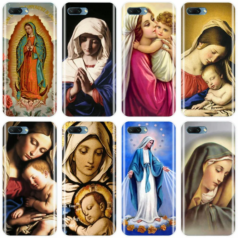 Virgin Mary Christian Рождественский чехол для сотового телефона из мягкого силикона ТПУ
