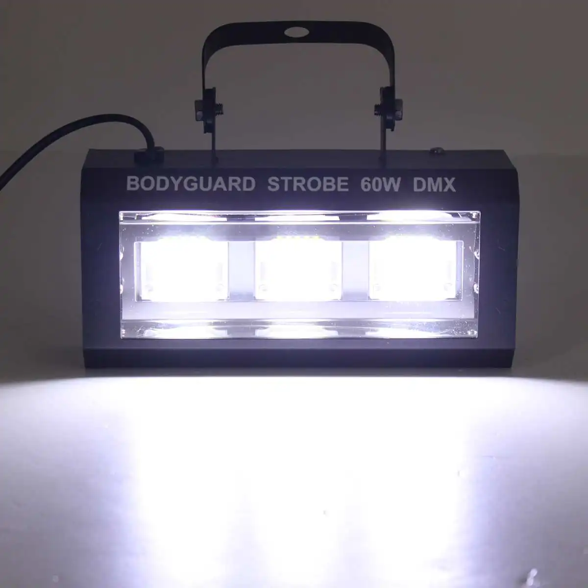 DJ Dance LED Light AC90-240V 60W with DMX512 White& Colorful Light Voice-Activated Lighting Effect Lamp
