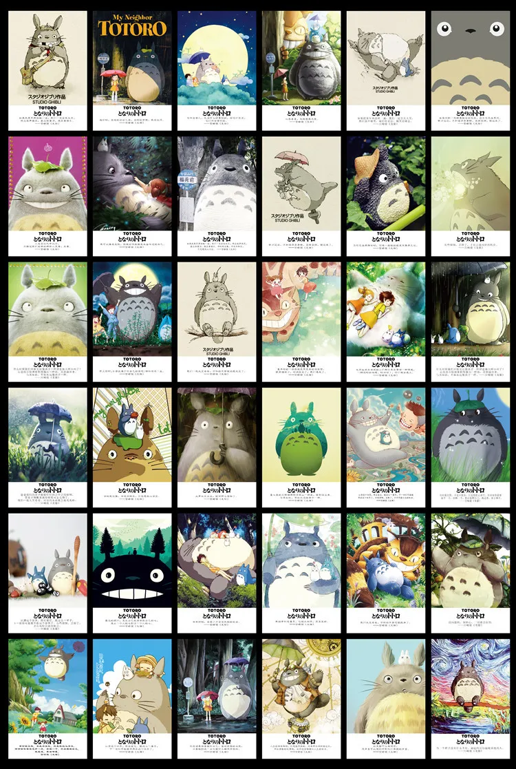 Acheter Pack Carte De Voeux Totoro Miyazaki Carte Postale Lettre Anniversaire Enveloppe Carte Cadeau Ensemble Message De 33 7 Du Verynicegirl Fr Dhgate Com